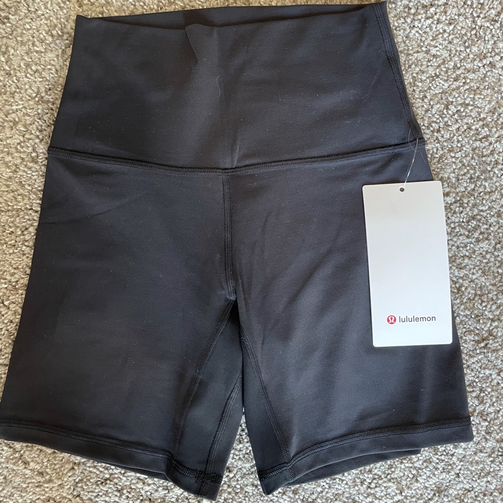 align high rise biker shorts 6’!